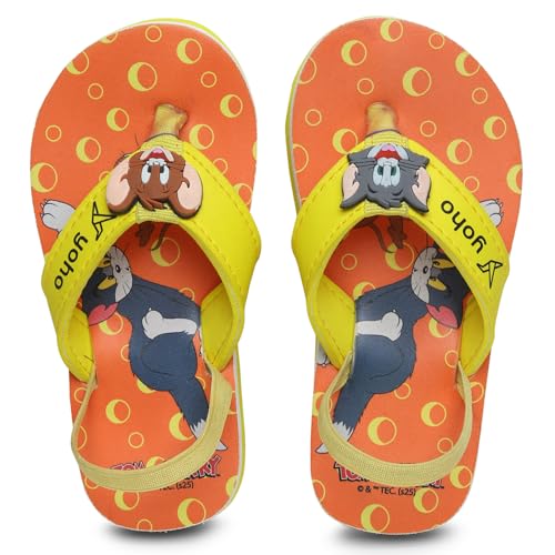 Image of YOHO Slippers for Toddlers | Comfortable and Lightweight Kids FlipFlop|WB Cartoon & Comic Characters: Batman, Superman, PPG, Tom & Jerry, Scooby Do and We Bare Bears Footwear for Girls & Boys