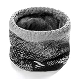 [Bafup] ネックウォーマー ネックガード 冬 極めた暖かさ ふわふわ裏起毛 防風防寒 柔らかい 軽量 秋冬 無地 小顔効果 ネック ゲーター スポーツ 通勤 通学 自転車 バイク アウトドア スキー スノボ メンズ レディース スヌード 男女兼用 (グレー)