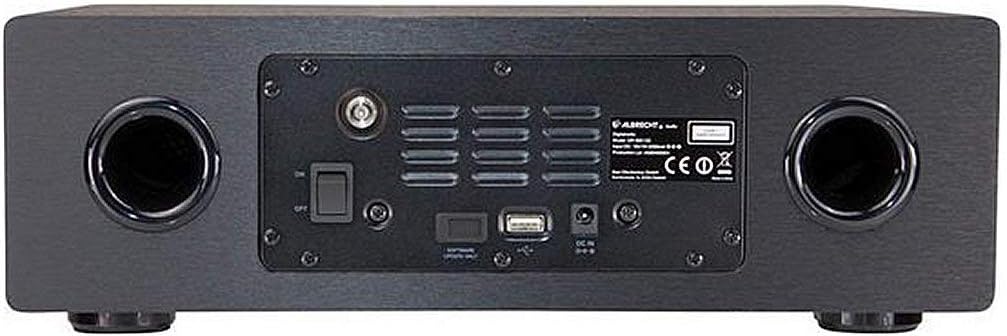 Albrecht DR 890 CD Digital Radio rear view ak koneksyon