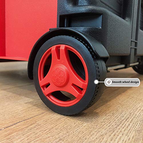 Carrello pieghevole per bagagliaio con coperchio facile da trasportare e organizzare l'auto, perfetto per riporre in modo efficiente il veicolo e risparmiare spazio per tutti i veicoli