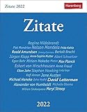 Zitate Tagesabreißkalender 2022 - Zitate und Kurzbiografien berühmter Persönlichkeiten - Wissenskalender - Tischkalender zum Aufstellen oder Aufhängen - 12,5 x 16 cm