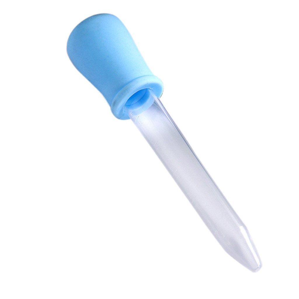 Osmond 5 ML Mini-pipettes/pipettes Pasteur de Liquide pour en Plastique Transparent Bleu
