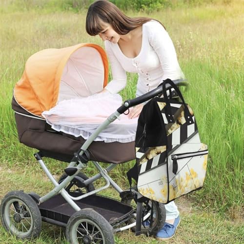 Sac à dos à langer cinéma étanche pour sorties bébé - 6
