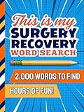 Photo Gallery surgery word search: hardcover / 100 themed puzzles / 2,000 items to find / post op activity book / get well soon - comfort and relaxation aid / recovery gifts for women - men Photo Gallery surgery word search: hardcover / 100 themed puzzles / 2,000 items to find / post op activity book / get well soon - comfort and relaxation aid / recovery gifts for women - men