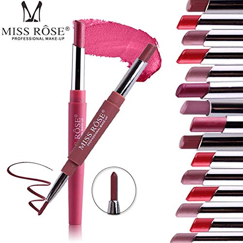 7. Bild von GoBeLi Lipliner 2in1 Lipstick (Flame 08) Lippenstift - Lippenkonturliner