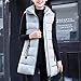 Reooly Chaqueta de Moda para Mujer Chaqueta sin Mangas con Capucha Algodón...