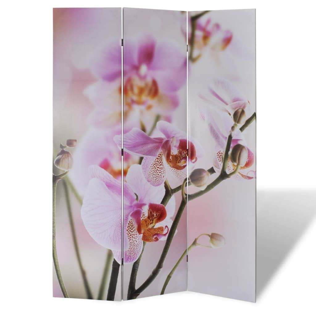vidaXL Cloison de séparation Pliable 120 x 170 cm Fleur