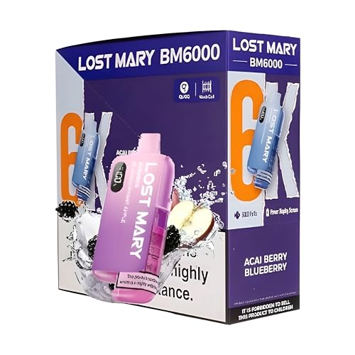 Los Mary 6k Mix flavours Pack Of 5 (full box) choose your flavour (cola)