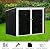 Goplus 6' x 3' Outdoor Storage Shed, Multi-Purpose Galvanized Steel Garden Shed with Air Vent and Lockable Door, Tool Storage Shed for Backyard, Patio & Lawn
