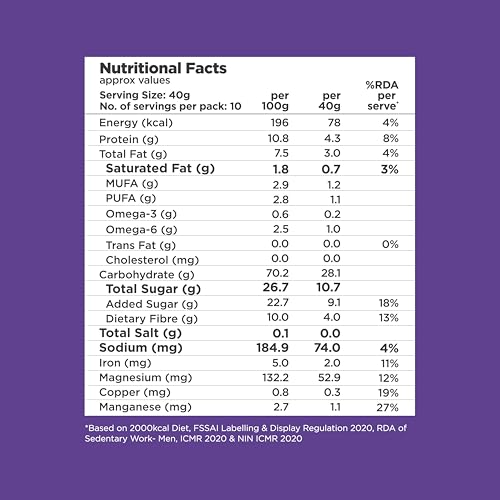 Image of Yogabar Dark Chocolate Oats Combo - Gluten Free Whole Oatmeal for Breakfast - Healthy Breakfast Cereal for Children and Adults - Makes Milk Fun for Children - 400g Each (Pack of 3)