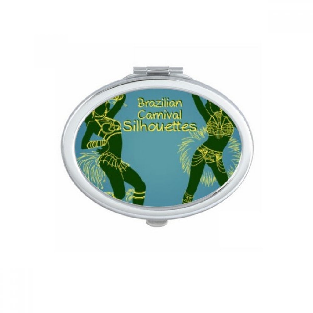Miroir de poche Brésil cadeau culturel original pour anniversaire et amies