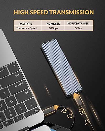 ORICO Case SSD M2 per M.2 NVMe SATA SSD Disco