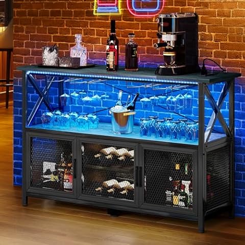 YITAHOME 55" LED Bar Cabinet Cover