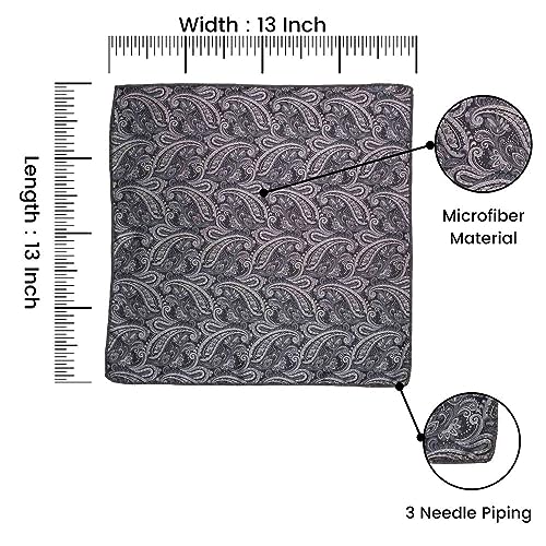 Image of The Tie Hub Microfiber Pocket Square For Men | Pocket Square for Men for Suits & Blazers