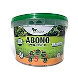 FERTIBONO Abono Césped, Antimusgos, Liberacion Lenta, Primavera, Verano, Acción 5 en 1. (6.5)