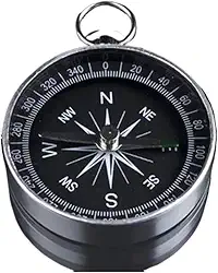 Bússola Metal Alta Precisão Original 40mm Portátil e Bolso