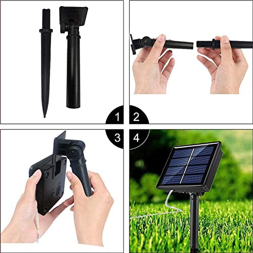 Ruichen Solar Rope Lights Outdoor String Lights, 16.5 Ft 50 Led Tube Light Waterproof Copper Wire Fairy Lights For Garden Fence Yard Christmas Wedding Party (Cool White) #TOP7