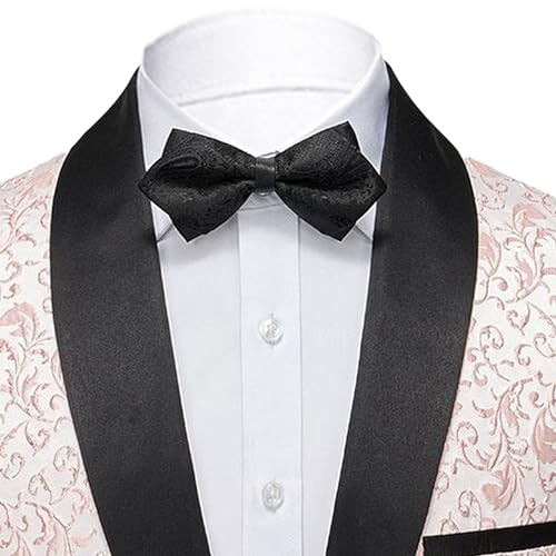 Men's Floral Tuxedo Jacket Long Sleeve 1 Button Suit Jacket Wedding Prom Dinner Party Blazer2