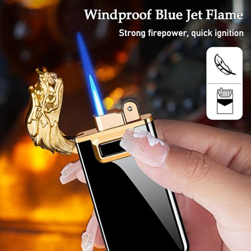 Encendedor Soplete Doble Llama Recargable Butano miniatura 6