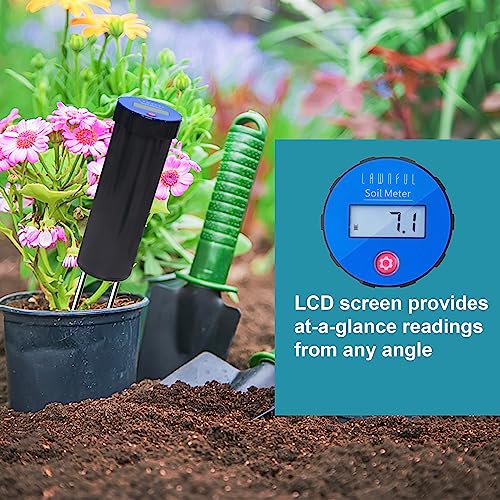 Digital Soil PH Moisture Tester,Plant Moisture PH Meter For Soil And W - LLP
