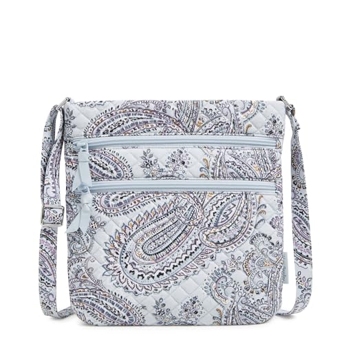 Vera Bradley Women’s Cotton Triple Zip Hipster Crossbody Purse