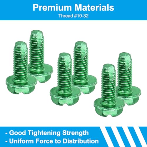 Kit de tornillos de puesta a tierra PATIKIL 200 piezas miniatura 4