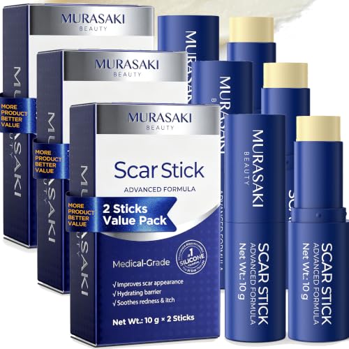 Advanced 100% Silicone Scar Stick 3 Pack