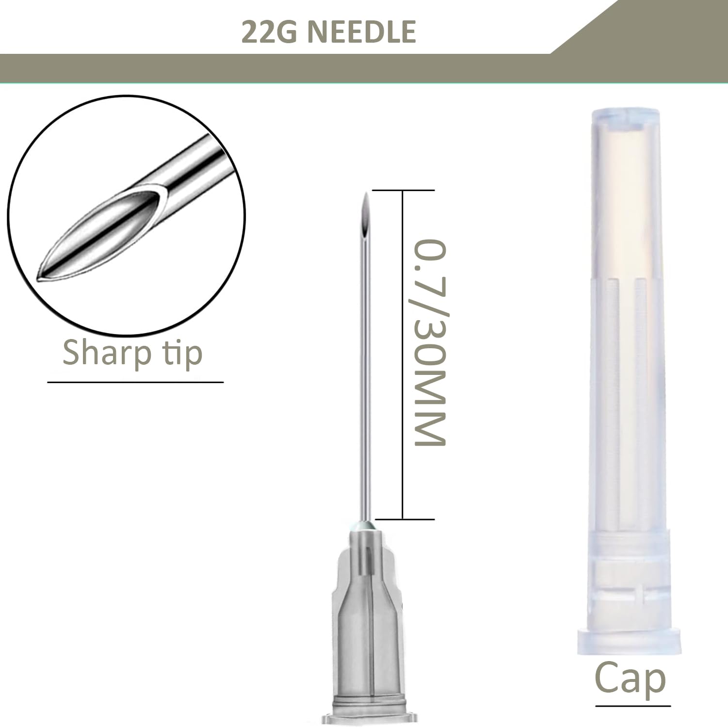 5 Pack 10ml Syringe, With 22G Needle, Dispensing Individually Wrapped — Amazon image 3