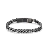 Bracelets for Men-Stainless Steel Magnetic Clasp Franco Chain Mens Bracelet
