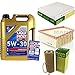 Produktbild Filter Set Inspektionspaket 5 Liter Liqui Moly Motoröl Longlife III 5W-30 MANN-FILTER Innenraumfilter Luftfilter Ölfilter