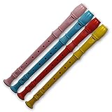 Flöte farbl. sort., OPP ca. L:30,5 cm D: 2,5 cm