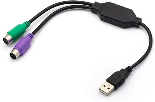 Miniatura 9 de PS/2 to USB Adapter Cable, 4Pack PS2 Female to USB Male Converter Connector Adapter for PC Keyboard