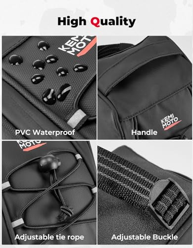 Image of KEMIMOTO Dirt Bike Frame Bag, Waterproof Front Battery Bag Storage Pouch Compatible with Sur-Ron Light Bee X, S X160, X260 Soleil 01 E-Ride Pro SS /S ridstar q20 Talaria E-Bike,Dual Sport 2.5L Silver