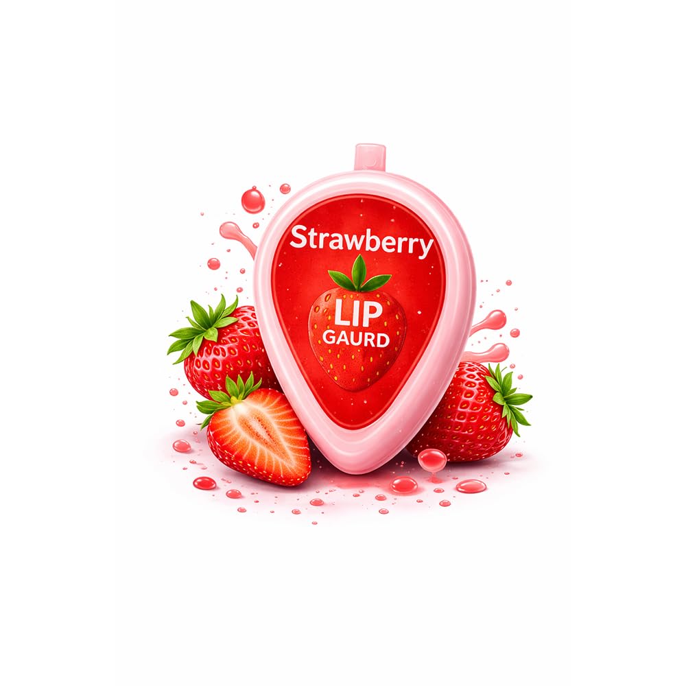 Vedonic Strawberry Pocket Lip Balm | Deep Moisturizing & Nourishing Lip Care | Soft Pink Tint | Repairs Dry, Chapped & Pigmented Lips | Pack of 5-image-30