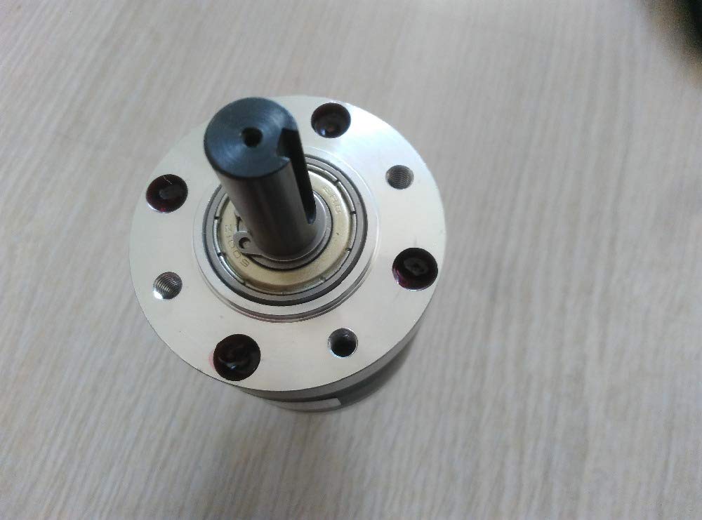 High Speed Gear 1:3.6 1:4 1:4.25 1:5.3 Dual Axis Planet Gear Speed-up Gearbox Double Shaft PLS56 Also Used As Speed Reducer (Color : 1pc, Size : 3.6 To 1 Reducer 56mm Planetary Gear Speed Up - View #7