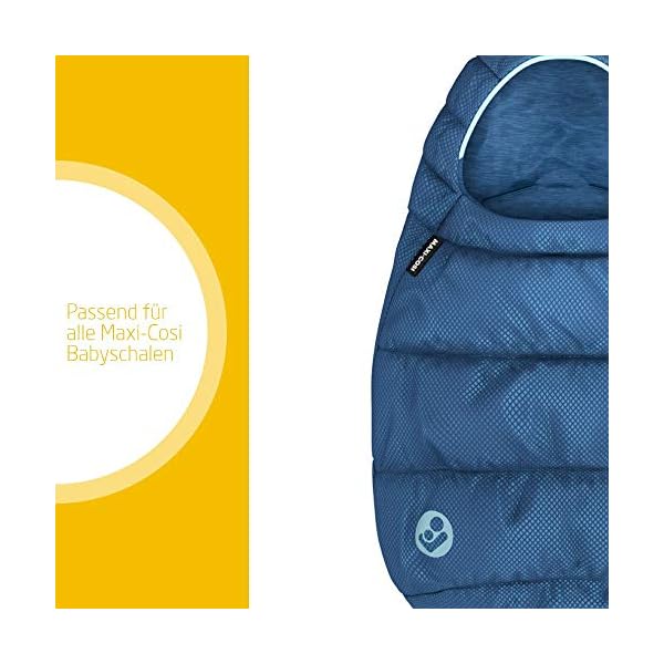 Maxi-Cosi Fußsack, kuschelig warmer Universal Winterfußsack, passend für alle Maxi-Cosi Babyschalen und Kinderwagen und… – Bild 3