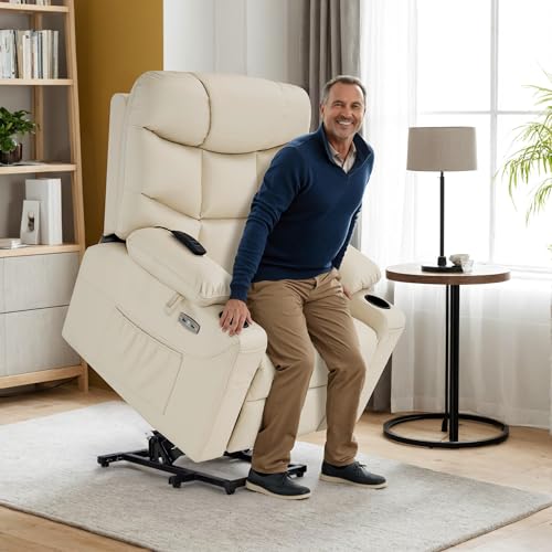 Sillón Power Lift Plegable Crema miniatura 2