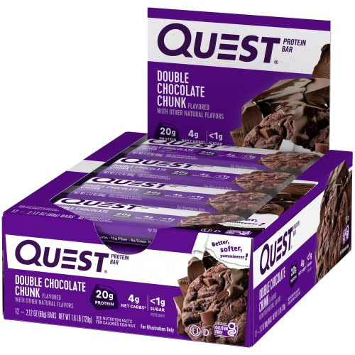 Barritas de proteína Quest Nutrition Double Chocolate Chunk 12 un miniatura 3