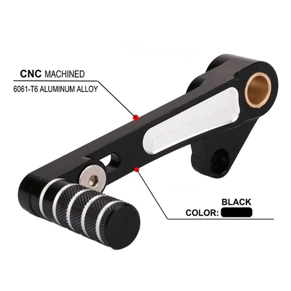 pedal de la palanca de cambios Palanca cambios CNC negra para compatible para Z800 (2013-2016) para Z900 (2017-2018) Z1000 (2010-2017) Z1000SX (2011-2016) para Ninja 1000 (2011-2017)