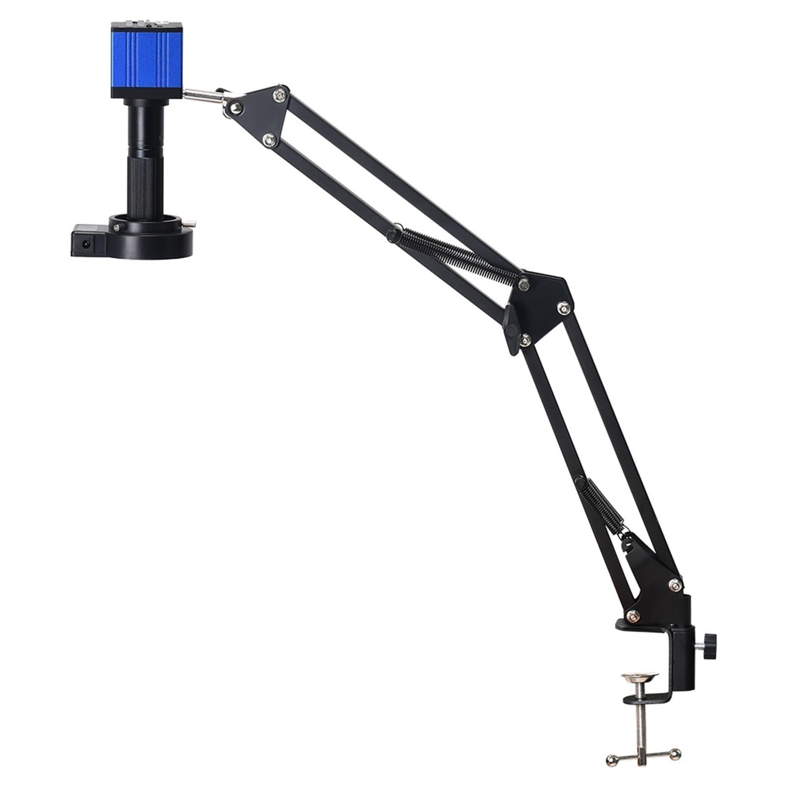Microscopio Digitale da 51 MP 1080P Fhd con Obiettivo C-Mount 150X, Hdmi E USB, Videocamera per Microscopio Industriale Elettronico.,40 LED Light Full Kit