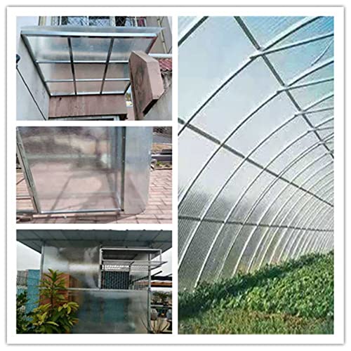 Plaque polycarbonate transparente 0.8mm pour serre et toiture - 8