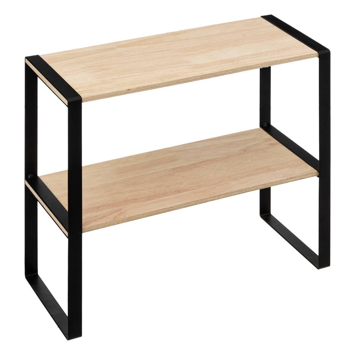 5five - étagère 2 niveaux 40x35cm blackwood