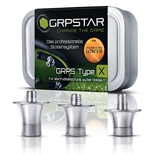 GRPS Type X - Profi Fußball Stollen - Höhe verstellbar 15mm 13mm 11mm