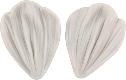 Vista 22 de Sijiangmold Gumpaste - Molde de silicona para veteado de hojas de fondant, moldes veteados para pasta de goma, molde de flores para decoración