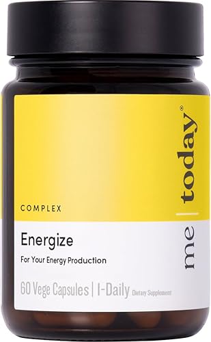 Suplemento Energise, 60 cápsulas, vitaminas B de alta resistencia con B6 y B12, vitamina C, Ashwagandha y zinc, vegano