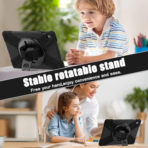 Coque Samsung S10 FE+ Plus Rotative - Poignée Intégrée et Support Réglable Multi-Angles