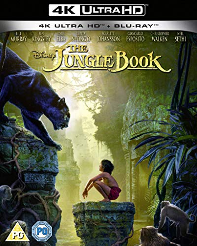 Disney's The Jungle Book (live action) 4K Ultra-HD [Blu-ray] [2020] [Edizione: Regno Unito]
