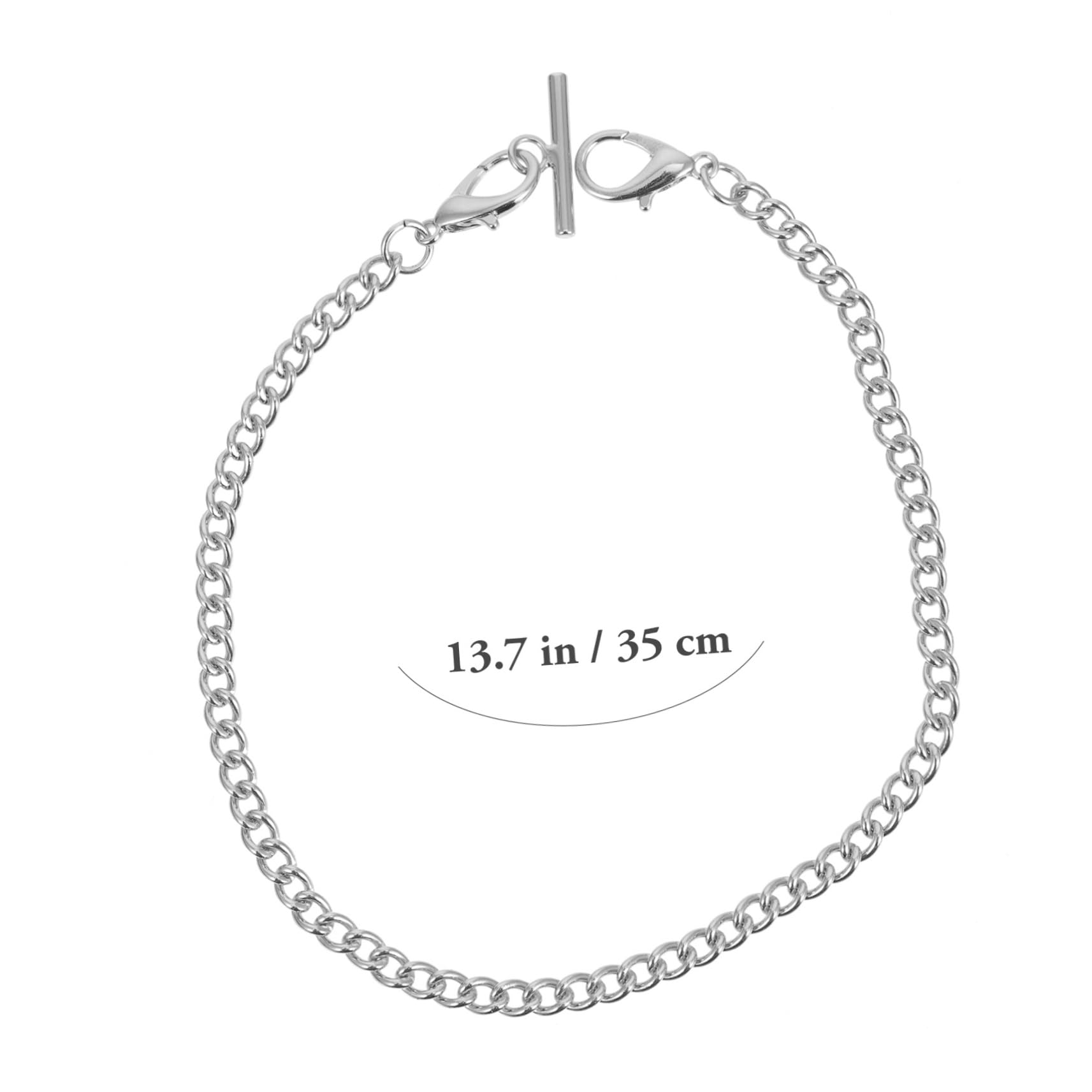 BESTYASH Pocket Watch Chain Lobster Clasp Stylish Link Chain for Clothing Handbags and Jeans Construction for Men Pocket Watches and Fashion Accessories