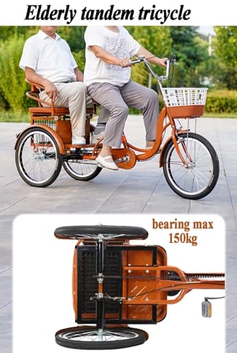 Triciclo de 3 Ruedas con Asiento Grande Rosa miniatura 5