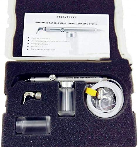 Instrumento abrasivo de laboratorio Máquina de chorro de arena Laboratorio Sandblaster Air Abrasión Óxido de aluminio Micro Blaster 4 Scoket